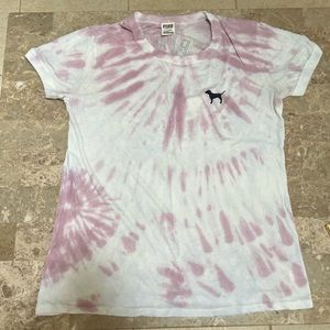 PINK Tie Dye T shirt